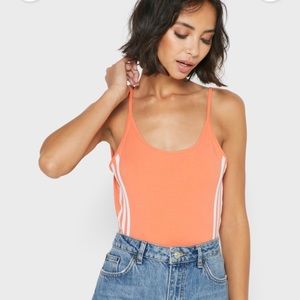 NWT Adidas Original 3Stripes Bodysuit Size-Small